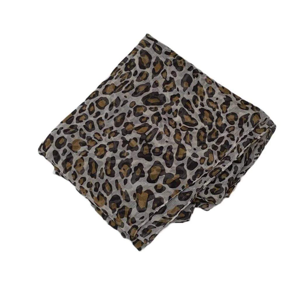 Ann Christine Leopard Print Infinity Scarf